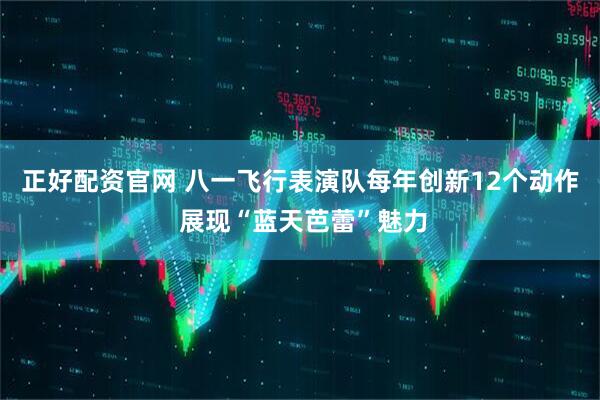 正好配资官网 八一飞行表演队每年创新12个动作 展现“蓝天芭蕾”魅力